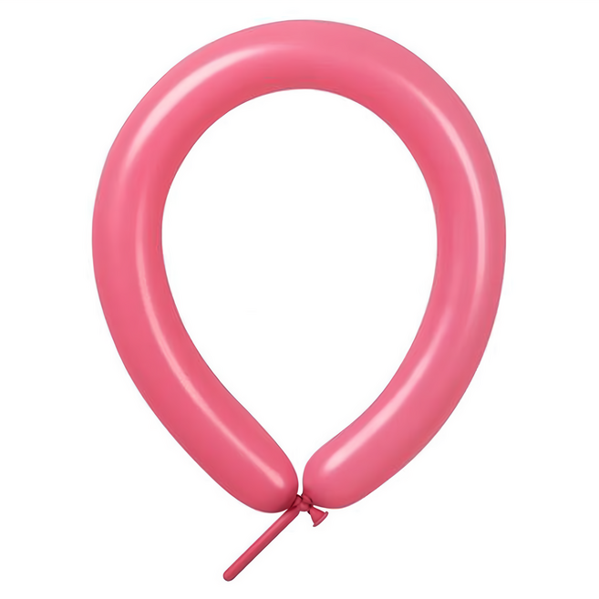 風車氣球 260長條氣球 100個 天然橡膠, 紅色, 1包