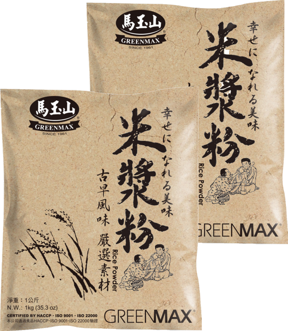 馬玉山 米漿粉, 1kg, 2包