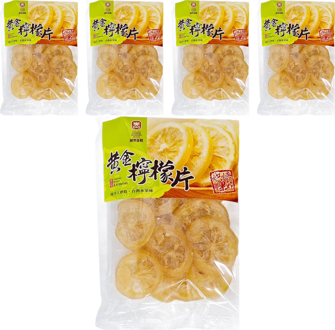 順泰 黃金檸檬片, 150g, 5包