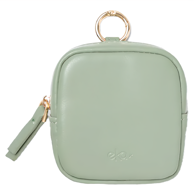 ekax 經典皮革小方包