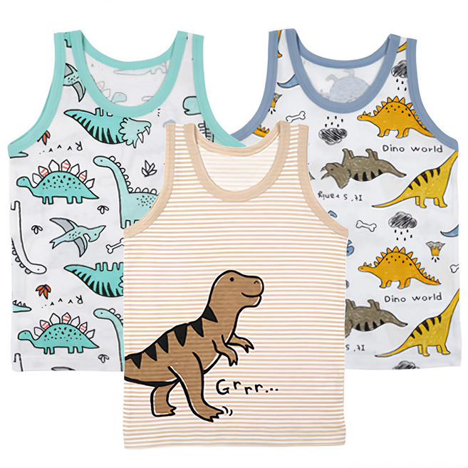 Maykids 男童背心組 100%棉 三件組