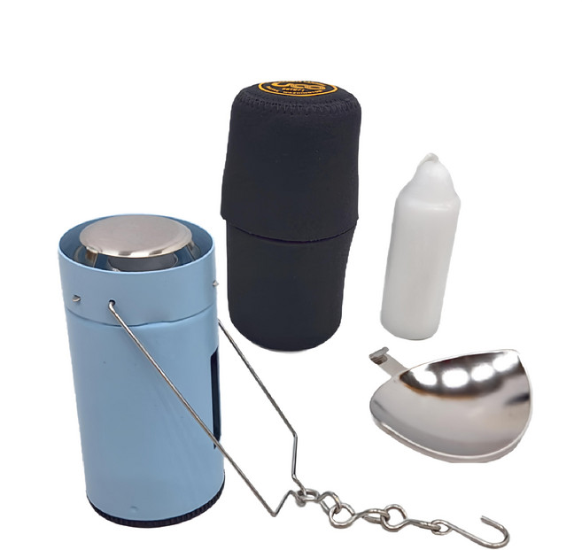 UCO Original Lantern Kit 2.0 蠟燭營燈組 L-C-KIT-GL 240g, 冰川藍, 1組