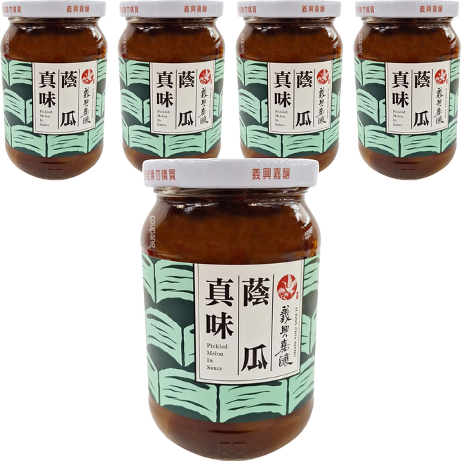 義興嘉釀 真味蔭瓜, 360g, 5罐