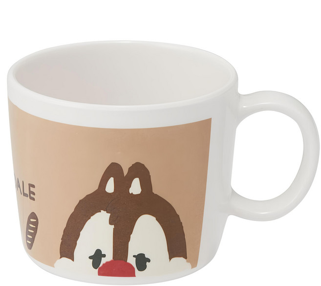 Skater 美耐皿兒童水杯 M310, 奇奇蒂蒂 白色 + 淺棕色, 230ml, 1個