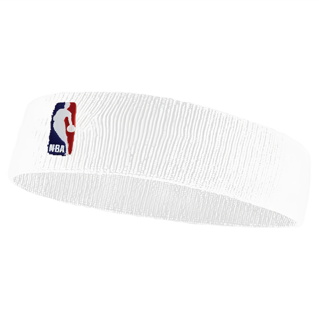 NIKE 耐吉 NBA DRI-FIT 頭帶, 白色, 1條