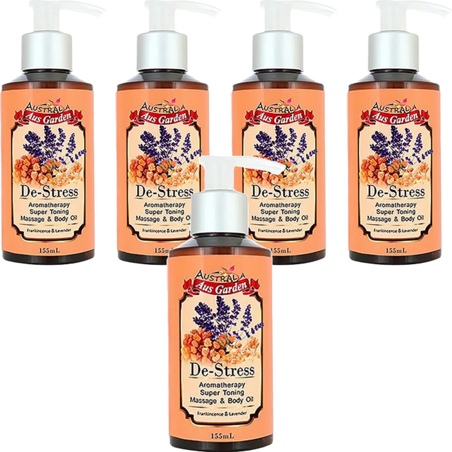 Aus Garden 澳維花園 按摩精油 乳香薰衣草, 155ml, 5瓶
