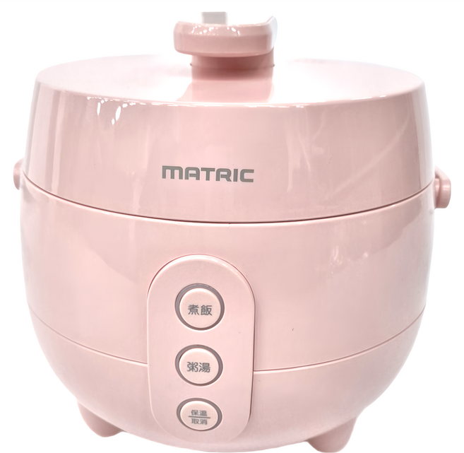 MATRIC 松木家電 電子鍋 2L, MG-RC0403W, 粉漾甜心