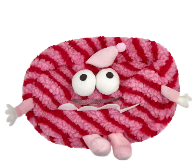 毛怪獸掛式車載紙巾套, 顏色隨機, 1個