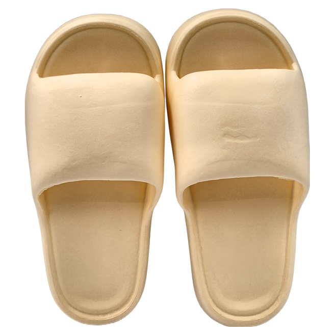 bebehome EVA奶油泡芙增高厚底柔軟防滑拖鞋