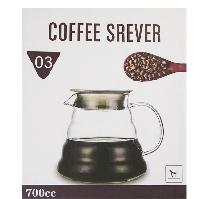 FANCY LIFE 雲朵咖啡下壺, 咖啡下壺, 700ml, 1個