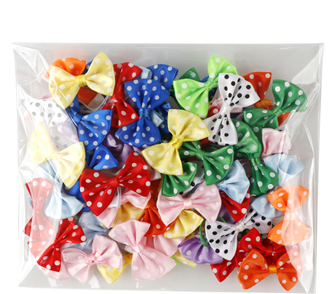 UNIART 大容量點點蝴蝶結 75入組 大款 混色 1組