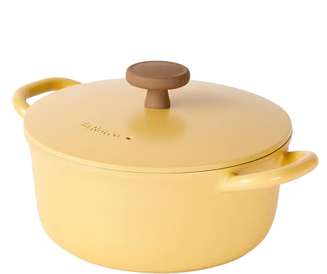Pn Bliss La Retro Honey IH 系列 雙柄鍋 電磁爐適用, 20cm, 黃色, 1組
