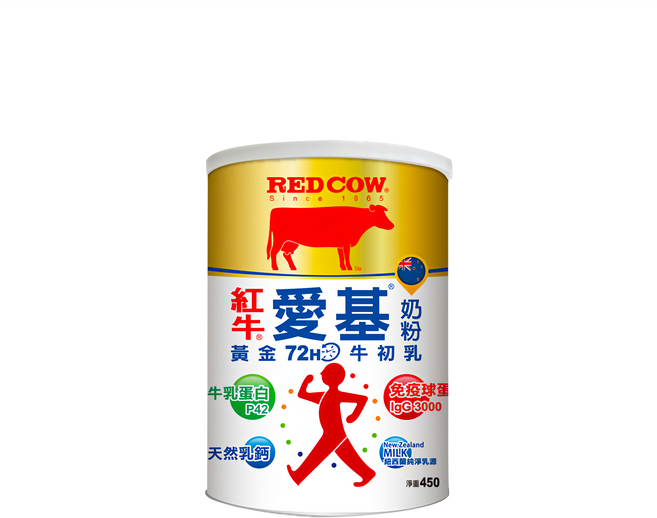 RED COW 紅牛 愛基牛初乳奶粉, 450g, 1罐