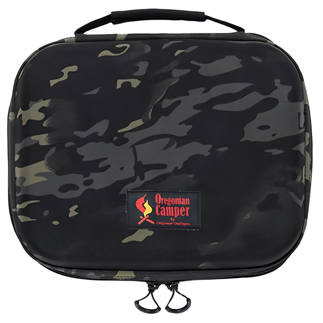 Oregonian Camper 電器收納盒 30x24x6cm, 黑迷彩, 1層, 1個