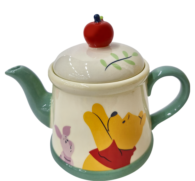 sun art 陶瓷茶壺, 蘋果, 350ml, 1個
