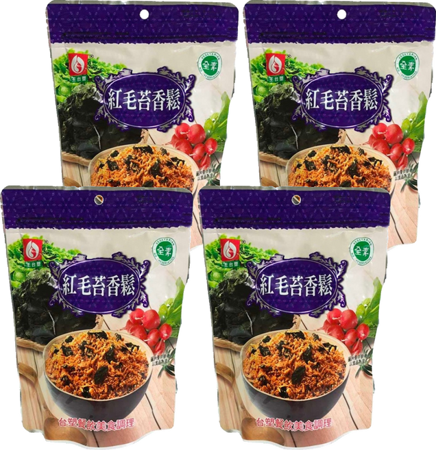台塑餐飲 紅毛苔香鬆, 250g, 4包