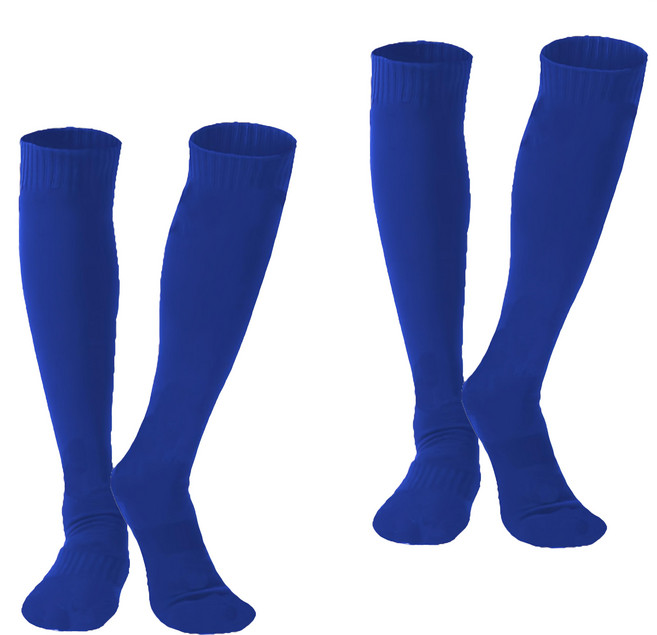 Amiss 機能感 萊卡中統棒球襪, 寶藍色, 2雙