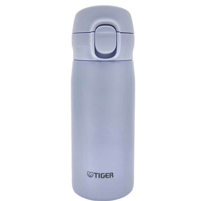 TIGER 虎牌 樂潔上蓋 彈蓋型保溫杯 MKR-W035-AR, 藍色, 350ml, 1個