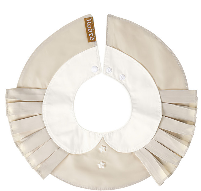 Roaze 柔仕 日系圍兜 典雅系列 3個月以上 32*32cm, 米色, 1件, 1件