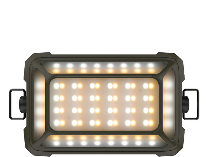 KZM OUTDOOR 工業風行動電源LED燈 14 x 8.5 x 4cm 394g, 黑色, 1個