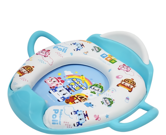 CHING-CHING 親親 POLI波力 救援小英雄 兒童學習馬桶扶手坐墊 台灣正版授權, 波力, 1個