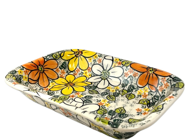 VENA 南國波斯菊系列 長方烤盤 24 x 16 x 5cm, 1個, 彩色
