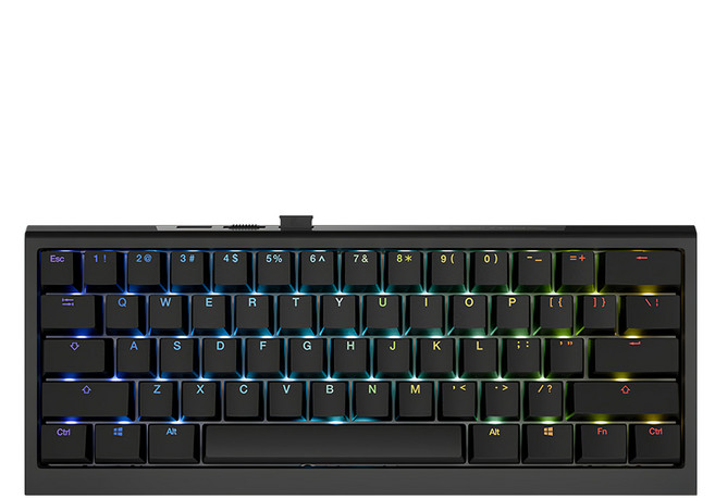 Ducky ONE X Mini 電競 無線 機械式鍵盤 黑色 DKON2461AST3-DAUSPDOECL1AS1 60% PBT 線性電感軸