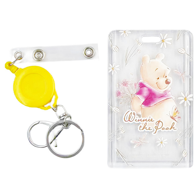 Winnie the Pooh 小熊維尼 壓克力票卡 10.5 x 6cm 3歲以上, 維尼花卉, 1個