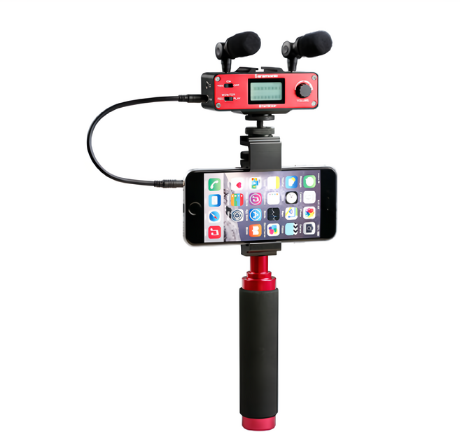 Saramonic 楓笛 麥克風 智慧型手機收音介面 SmartMixer 提升聲音品質 兩個 3.5mm 輸入, 1個