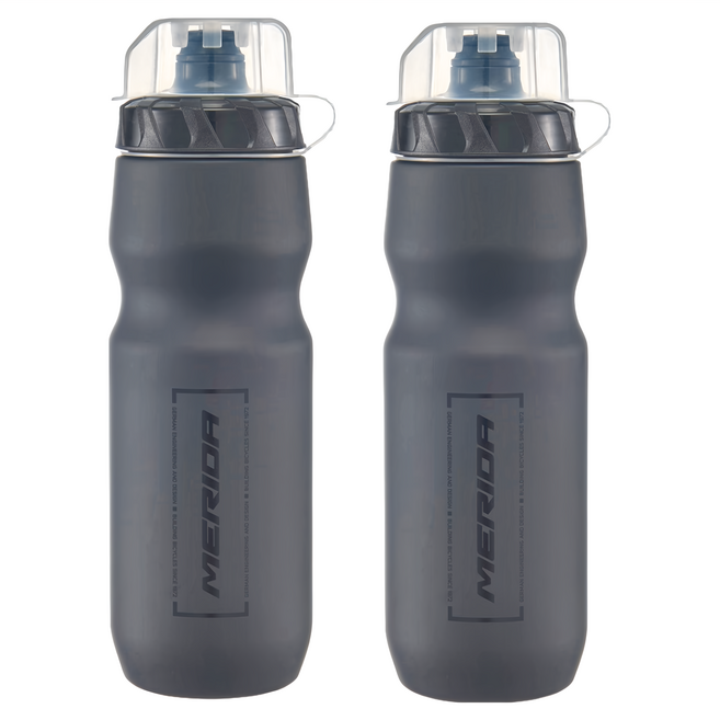 MERIDA 美利達 自行車水壺, 消光黑, 760cc, 2個