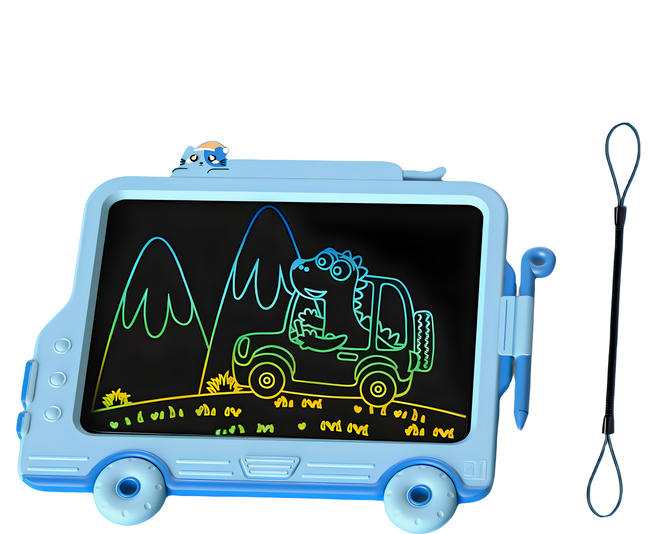 双美生活文創 小小藝術家液晶寫畫板, 藍色, 1個