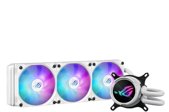 ASUS 華碩 REPUBLIC OF GAMERS ROG STRIX LC III 360 ARGB 白龍三代 水冷散熱器, 1個