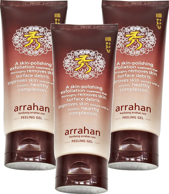 arrahan 檸檬煥白去角質凝膠, 180ml, 3件