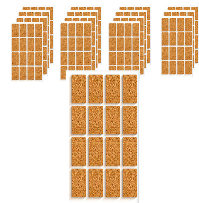 賈文卿 可重複貼無痕分類軟木標籤貼紙/自黏封口貼, 16張, 12組