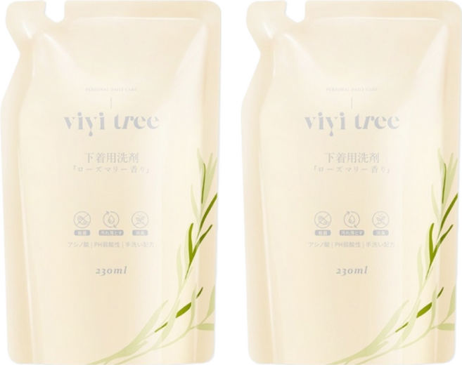 vivi tree 私密衣物手洗精補充, 230ml, 2包