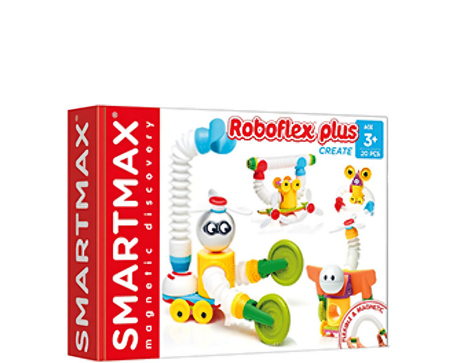 SMART GAMES 磁力接接棒 百變機器人 20 件, 1盒