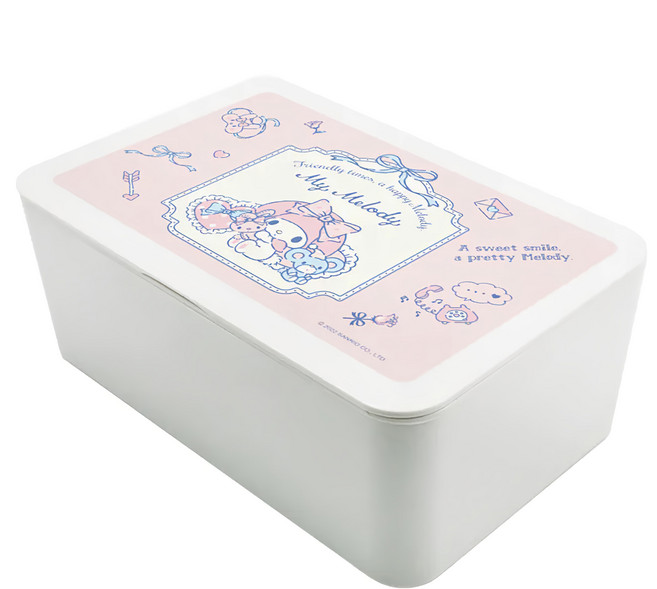 收納王妃 三麗鷗 濕紙巾盒, 粉色美樂蒂, 1個