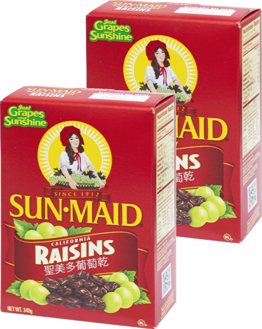 SUN-MAID 聖美多 葡萄乾, 2盒, 340g