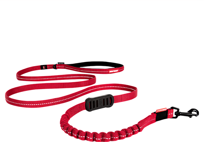 EZYDOG 輕巧版零拉力牽繩, 紅色, 1個