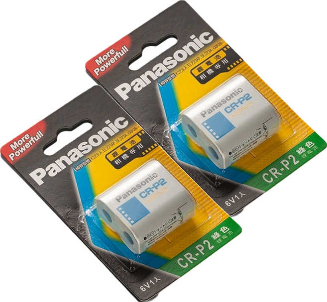 Panasonic 台灣公司貨 CR-P2 鋰電池, 1入, 2個