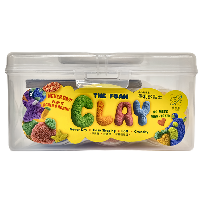 Eagle's Lab 益科思 小小創意家系列 保利多黏土 3歲以上, 多色, 1盒