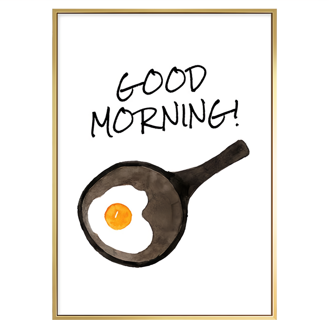 Good Morning! N3畫框, 金色