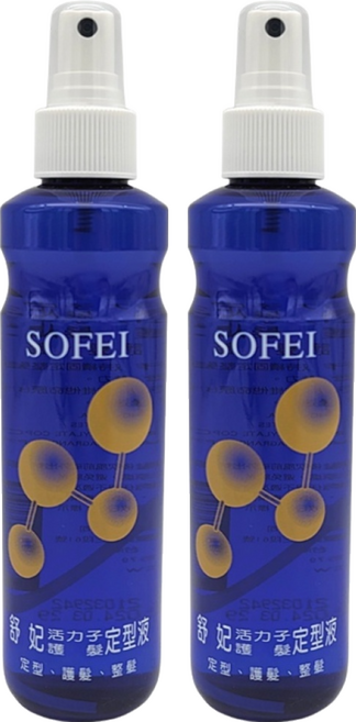 SOFEI 舒妃 活力子護髮定型液, 220ml, 2瓶