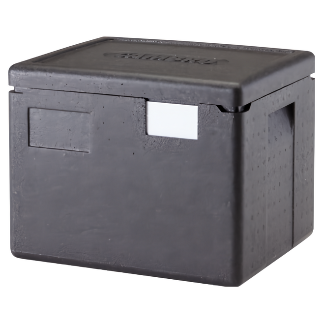CAMBRO 保溫箱 外徑39x33x31.6cm 內徑33x27x25.3cm EPP發泡材質 保溫保冷效果極佳 4+小時溫度保持, 黑色, 1個