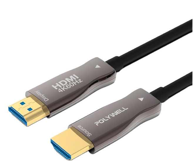 POLYWELL 寶利威爾 光纖 HDMI 2.0 PW15-W60-Q025, 25m, 1條