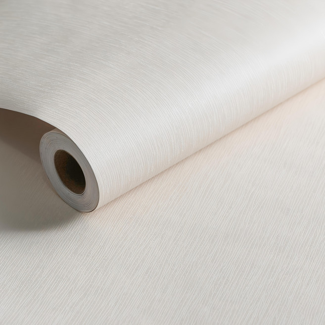 WE CHAMP 環保無紡布自黏式壁紙 WTB-792, 素色壓紋白