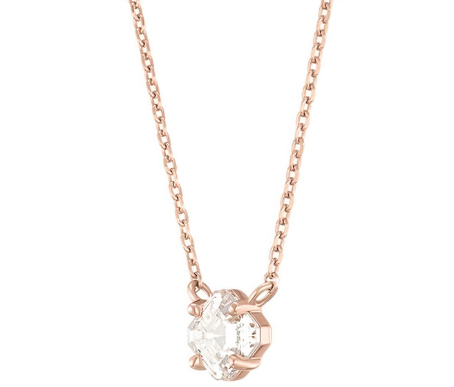 J.ESTINA 女性 LALA J Asscher Cut 項鍊 + 留言卡 + 購物袋