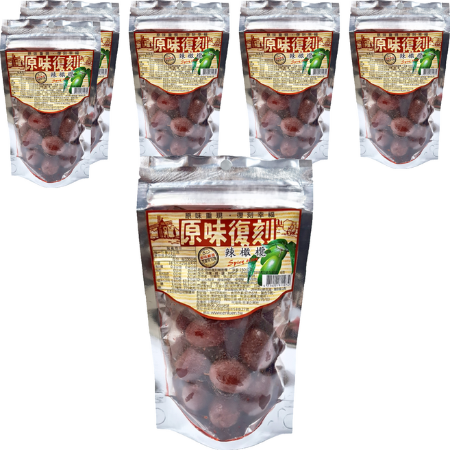 原味復刻 辣橄欖, 150g, 6包