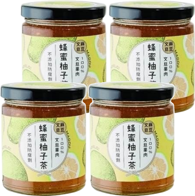 麻豆區農會 蜂蜜柚子茶, 300g, 1入, 4罐