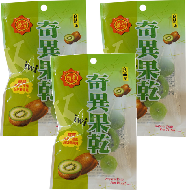 品味食族 奇異果乾, 80g, 3包